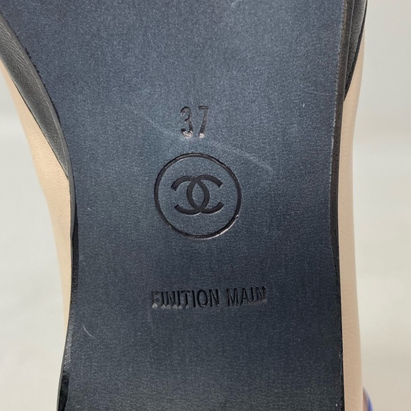 Chanel Ballet Criss Cross Leather Flats - Picture 10 of 11